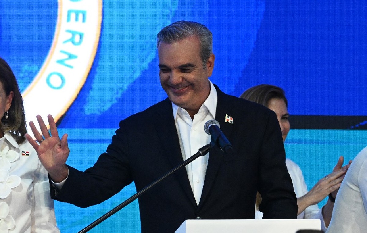 Luis Abinader, virtual presidente de República Dominicana (AFP)