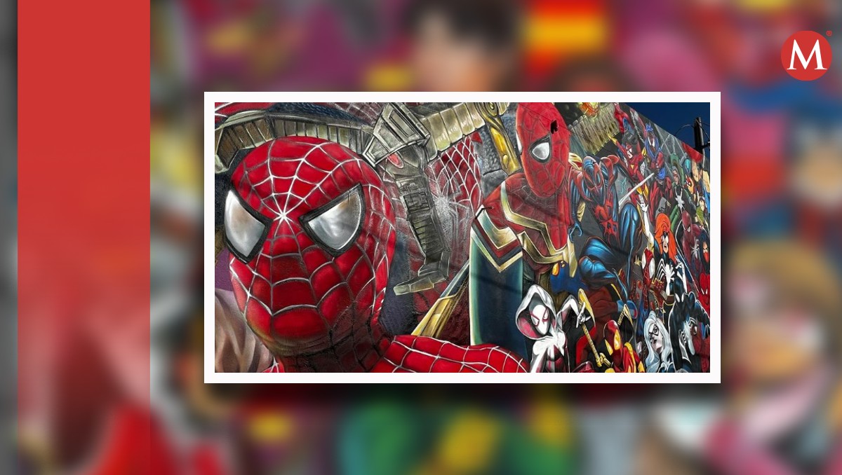 Mural de Spiderman en León
