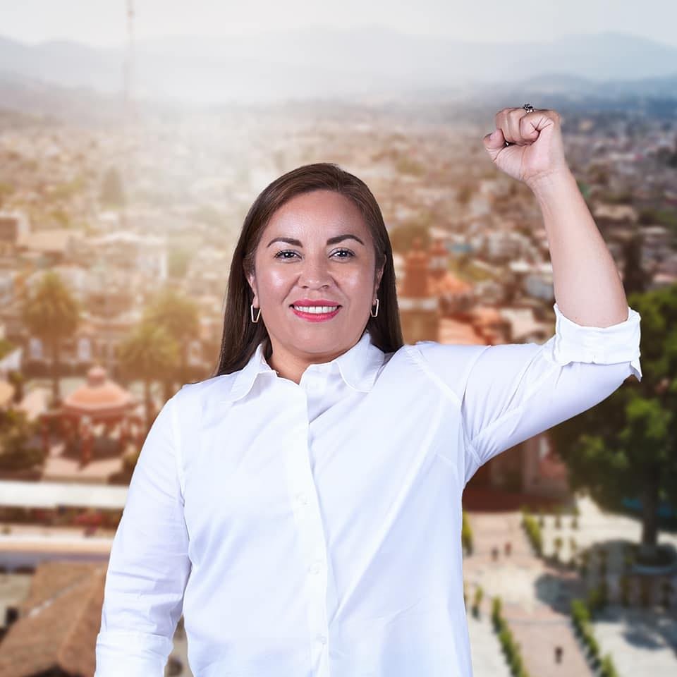 Nancy Valdez, candidata de Sigamos Haciendo Historia.