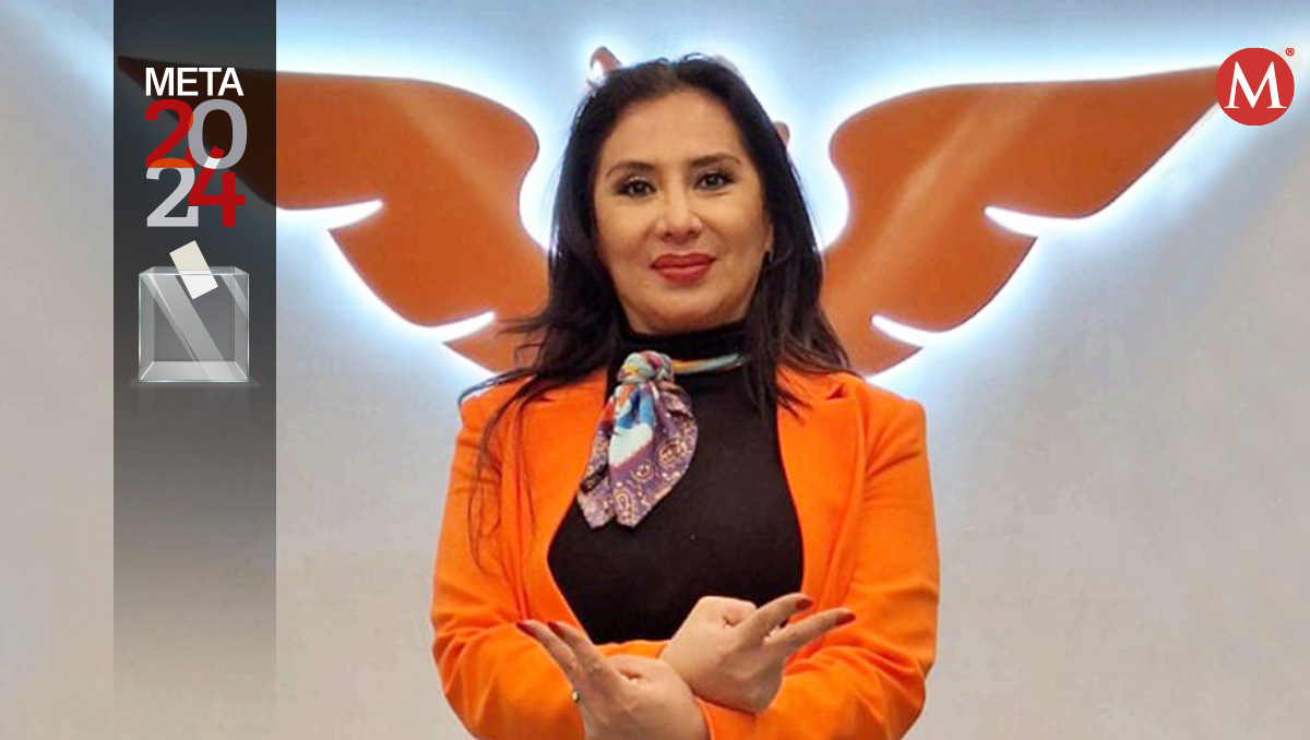 Esther Mejía Bolaños, candidata de MC, declina a favor de Morena. | Diseño: Mauricio Ledesma.