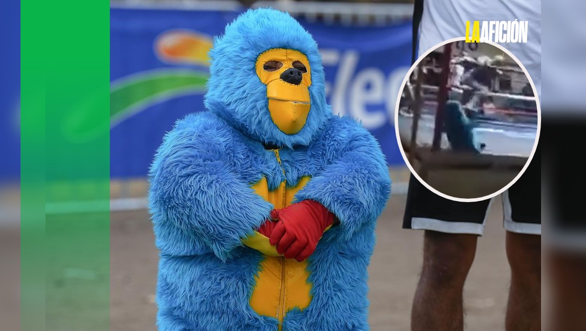 'Kemonito' sufre aparatosa caída durante una pelea en Durango (Instagram @tuamigoquemoniito)