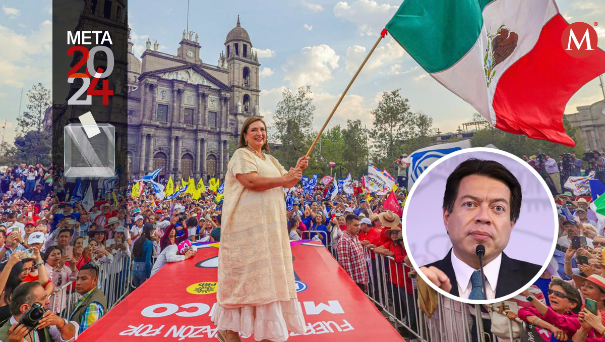De llegar a la Presidencia, Xóchitl Gálvez promete investigar a Mario Delgado. | Diseño: Mauricio Ledesma