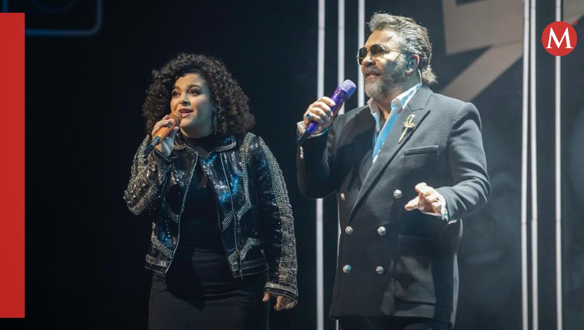 Lucerito Mijares y Manuel Mijares en Juego de voces (instagram)