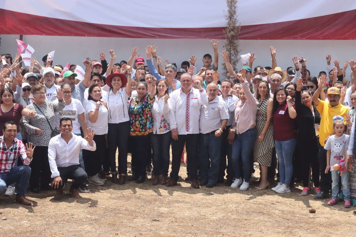 Reunión de los candidatos y candidatas de Morena en Atotonilco el Grande. (Cortesía)