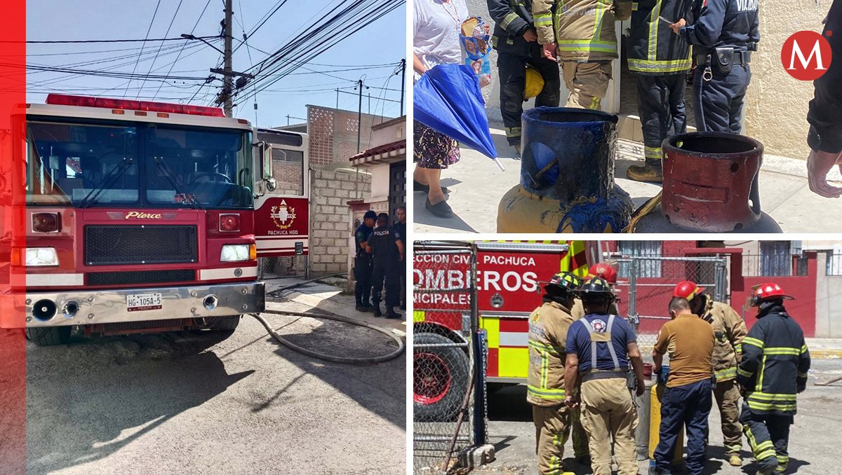 Bomberos sofocaron las llamas en hogares de la zona metropolitana de Pachuca
