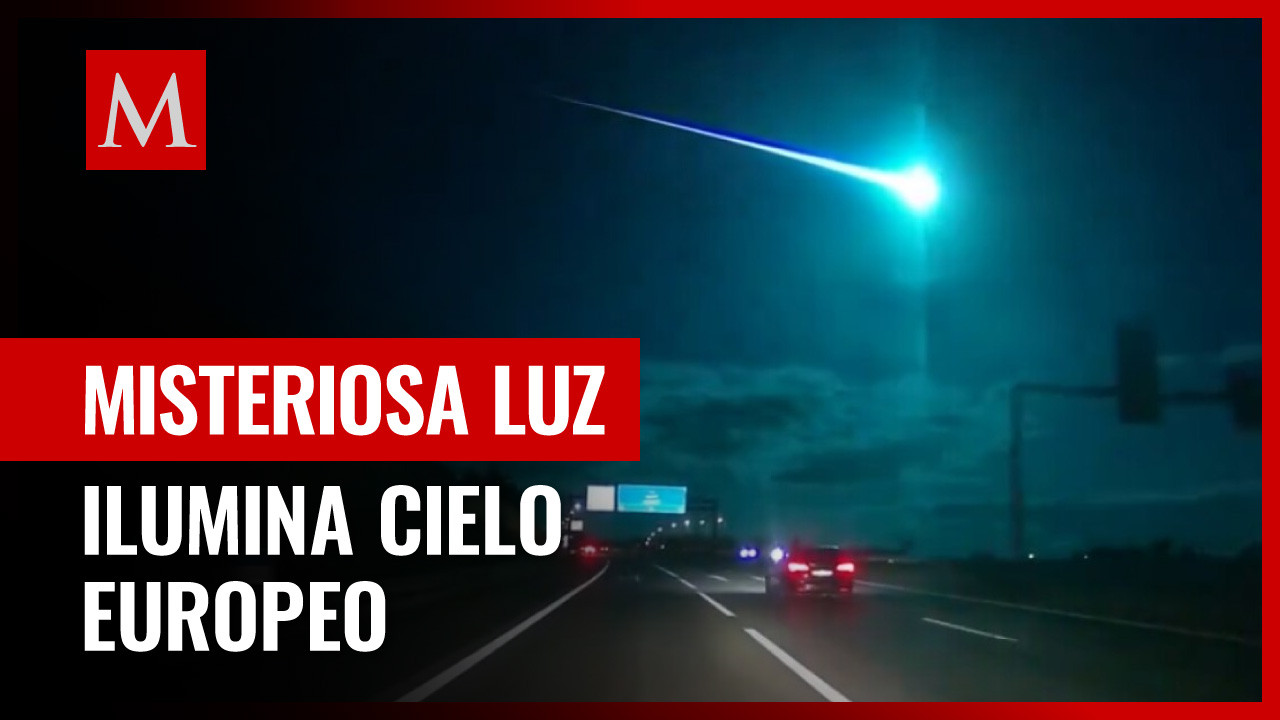 Investigan posible meteorito tras bola de luz en cielos de España y Portugal
