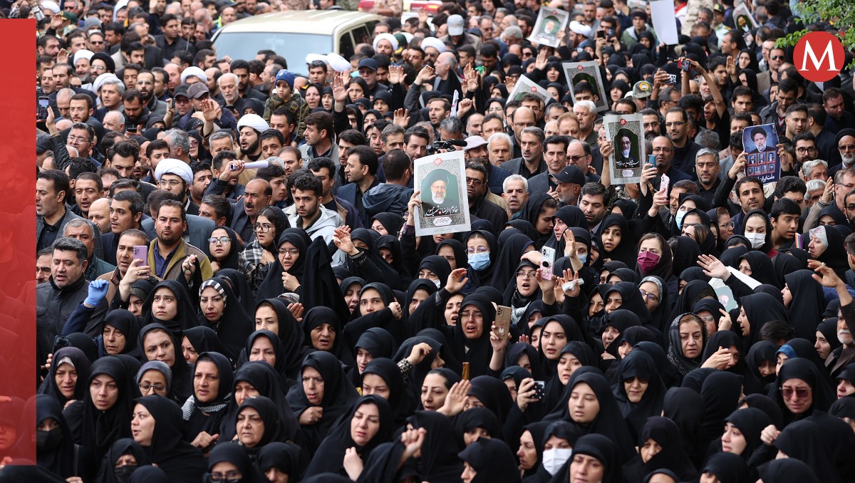 Irán declaró cinco días de luto nacional por la muerte de Raisi. | AFP