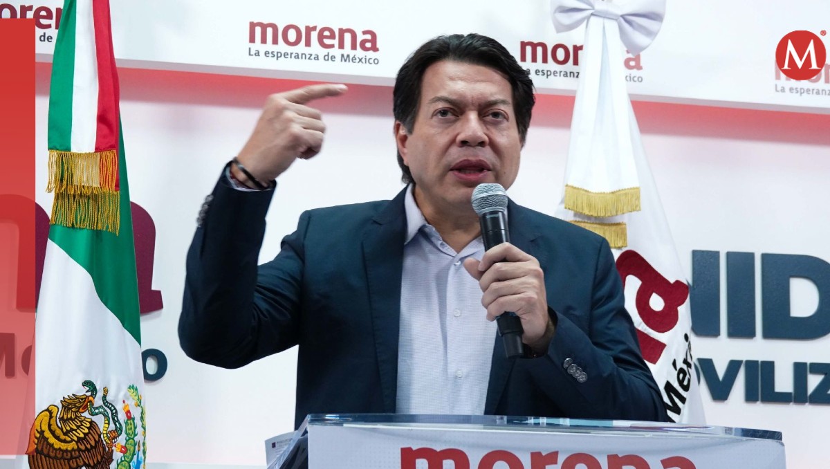 Mario Delgado, presidente Nacional de Morena, encabezó una conferencia de prensa. | Cuartoscuro