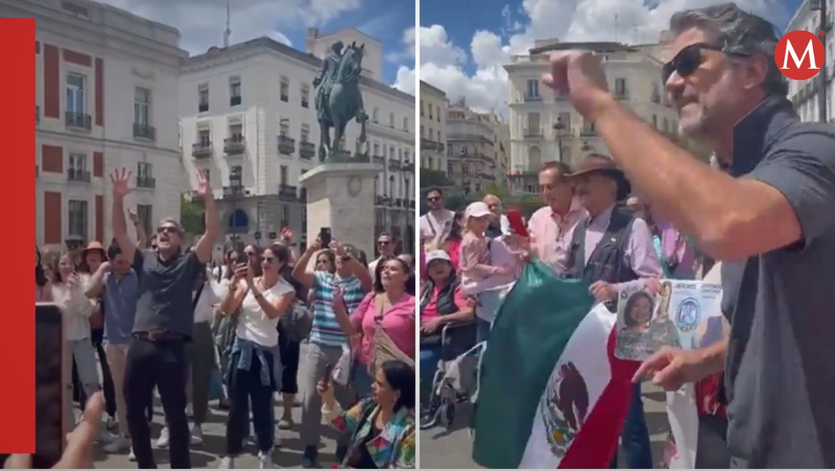 La redes sociales explotaron tras un video en el que se observa a un hombre cantando la famosa canción de la banda mexicana en una manifestación | X