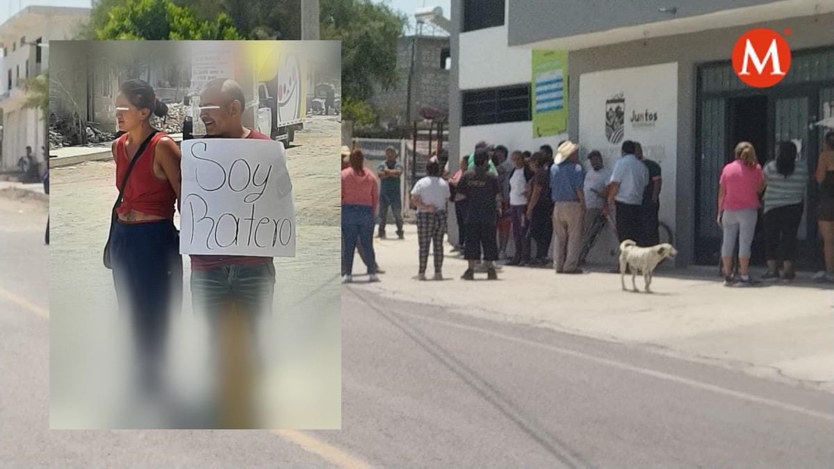 Retienen a presuntos ladrones.