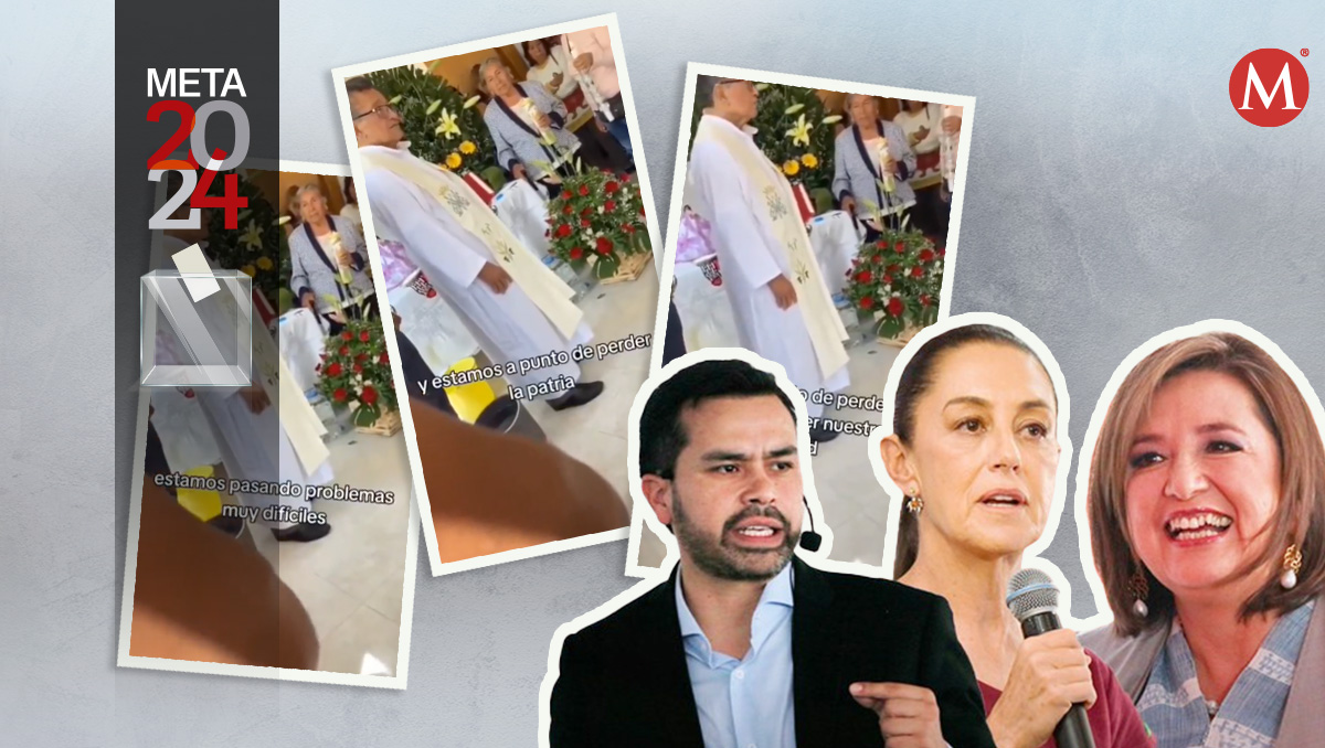 Sacerdote promueve voto por candidata presidencial en Puebla | Especial / Diseño: Oscar Avila