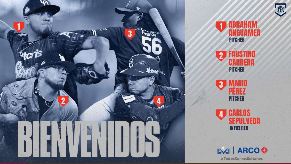 Sultanes de Monterrey se hace con cuatro nuevos peloteros (Cortesía Sultanes)