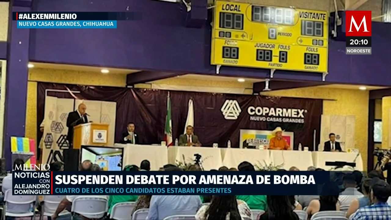 Amenaza de bomba obliga a cancelar debate en Nuevo Casas Grandes, Chihuahua