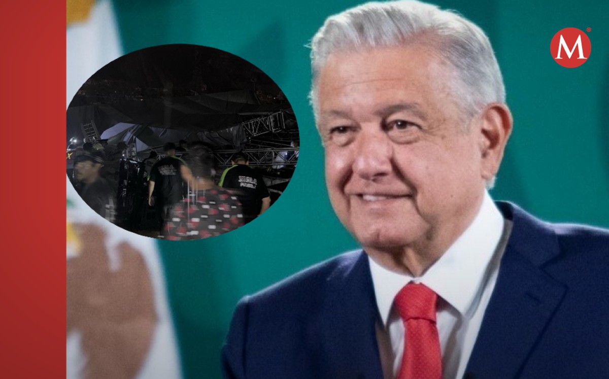 AMLO se solidariza con accidente en San Pedro Garza. | Diseño: MILENIO