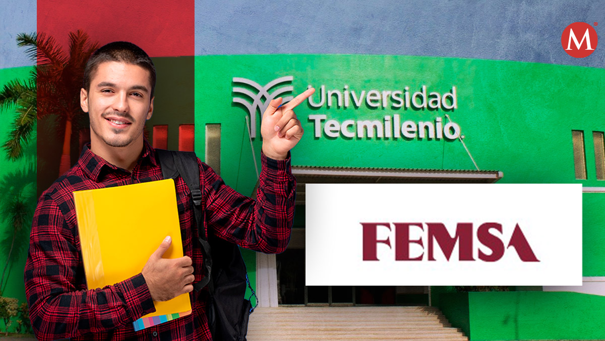 La beca de Tecmilenio es en alianza con FEMSA, por lo que es un apoyo extra