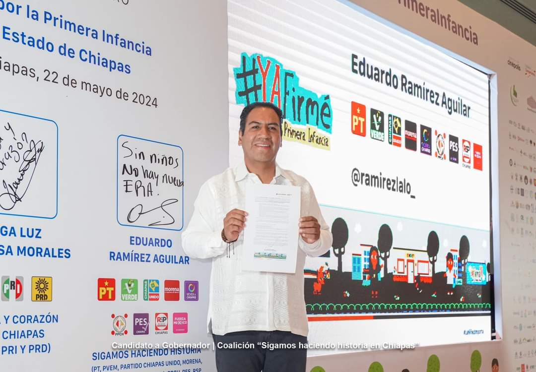 Eduardo Ramírez se reunió con 500 instituciones y organizaciones para firmar el acuerdo.