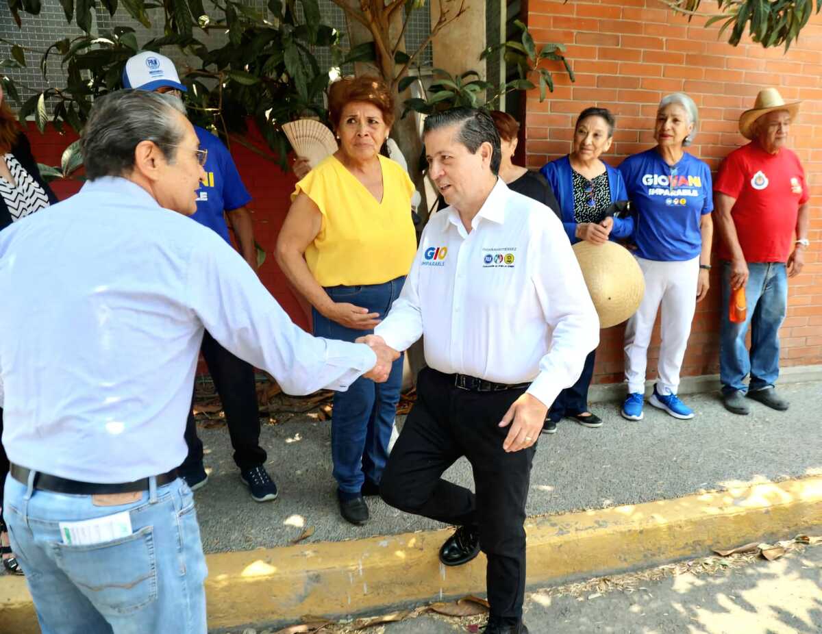 Giovani Gutiérrez recorriendo la alcaldía Coyoacán