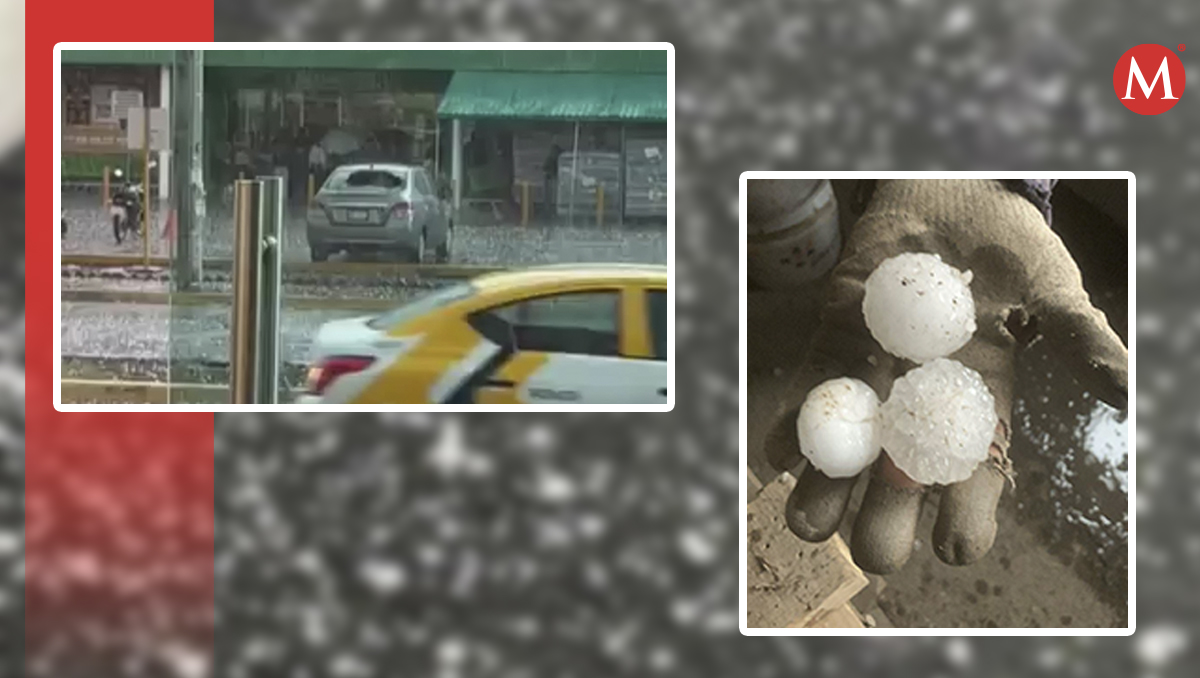 Granizada histórica en Pachuca rompe medallones y techos de lámina