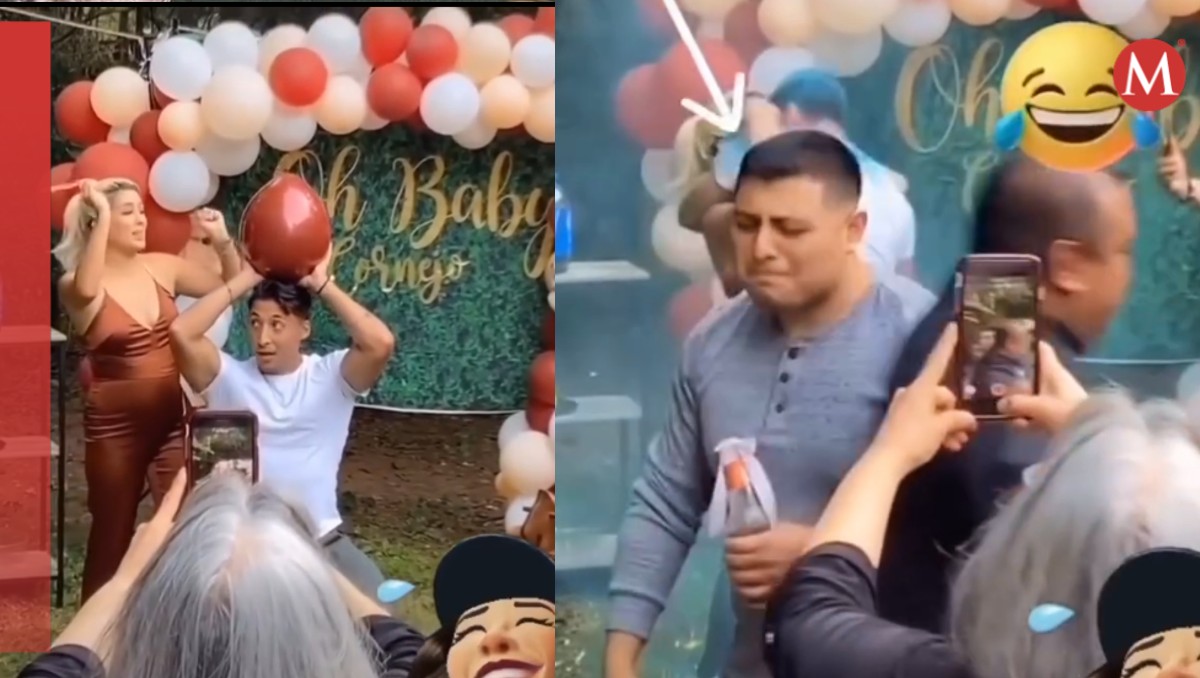 Invitado de baby shower se ENOJA al saber el bebé será hombre | Facebook Juanroo
