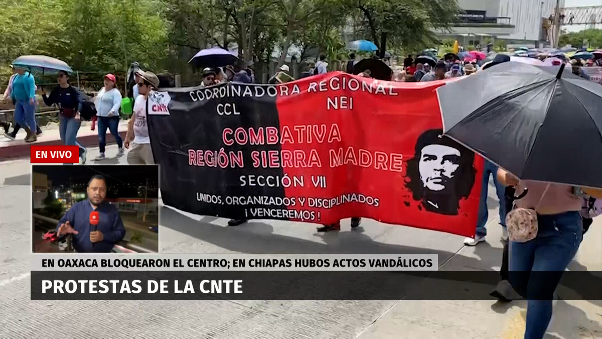 Maestros de la CNTE salieron a marchar en CdMx, Oaxaca y Chiapas ...