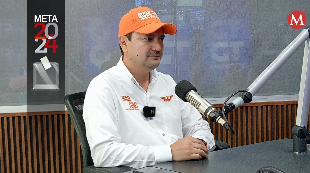 Oscar Flores en entrevista. Foto: Especial