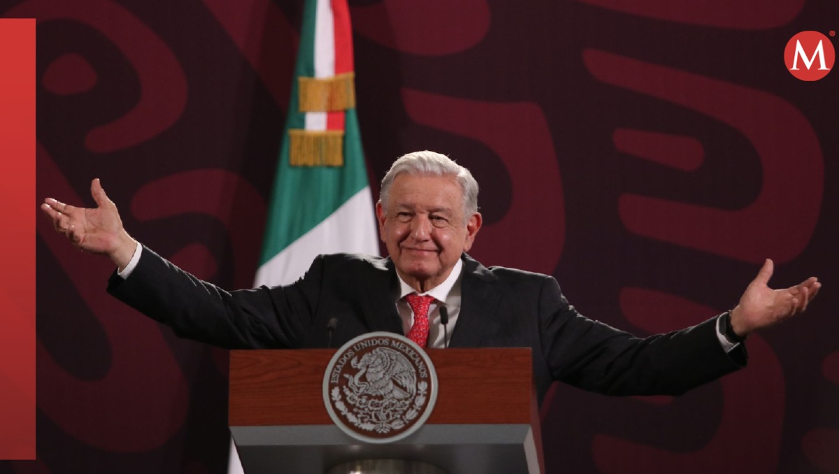 El Presidente en Palacio Nacional durante su conferencia mañanera de hoy. | Cuartoscuro