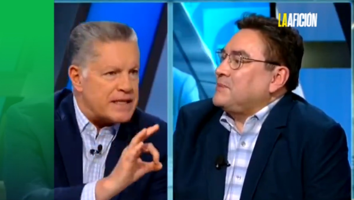 Ricardo Peláez y Jorge Pietrasanta estallan en fuerte discusión (Captura ESPN)