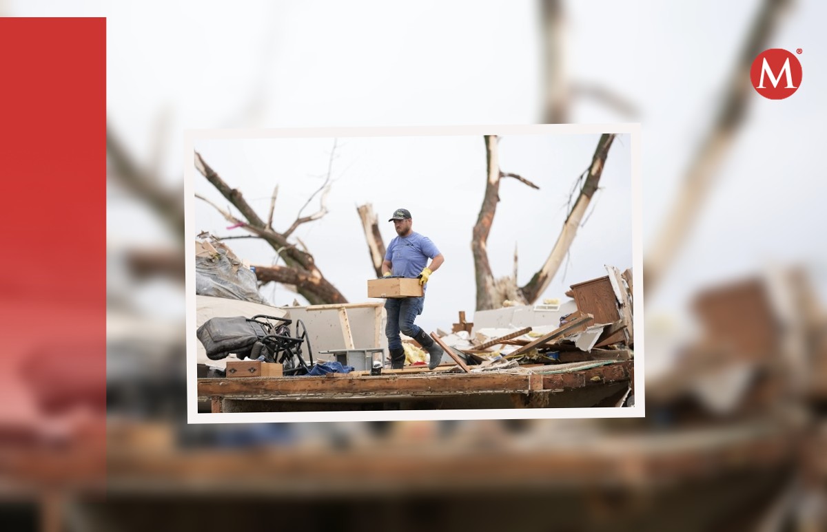 Tornado en Iowa en Estados Unidos. (Foto: AP)