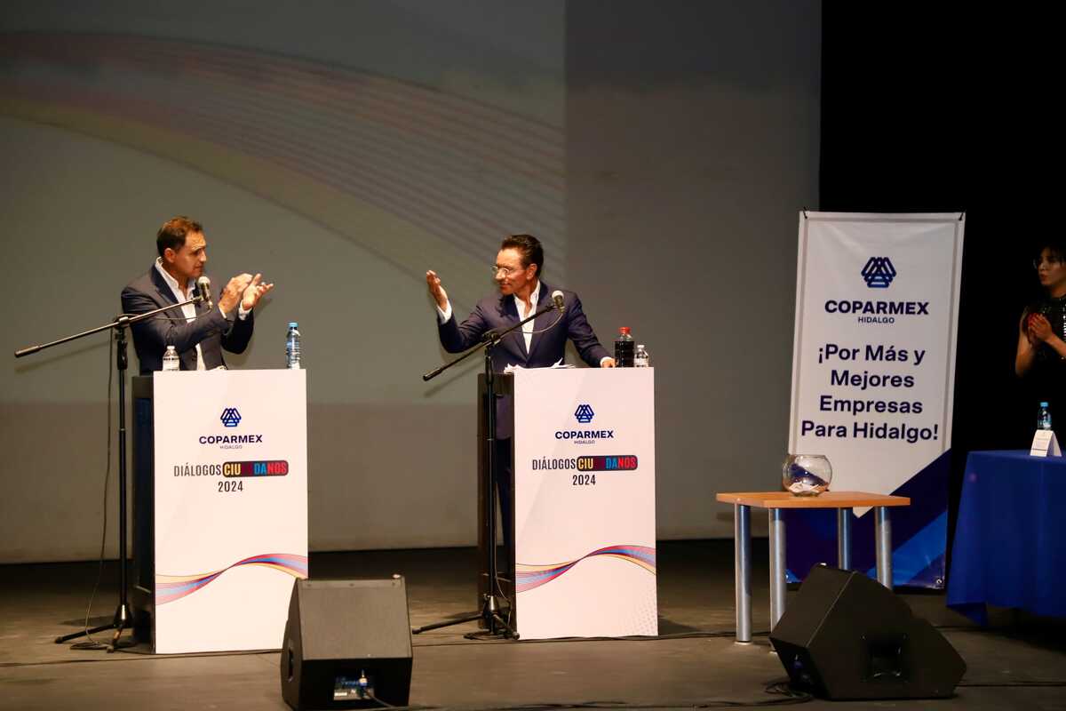 Benjamín Rico durante su participación en el encuentro de Coparmex. (Cortesía)