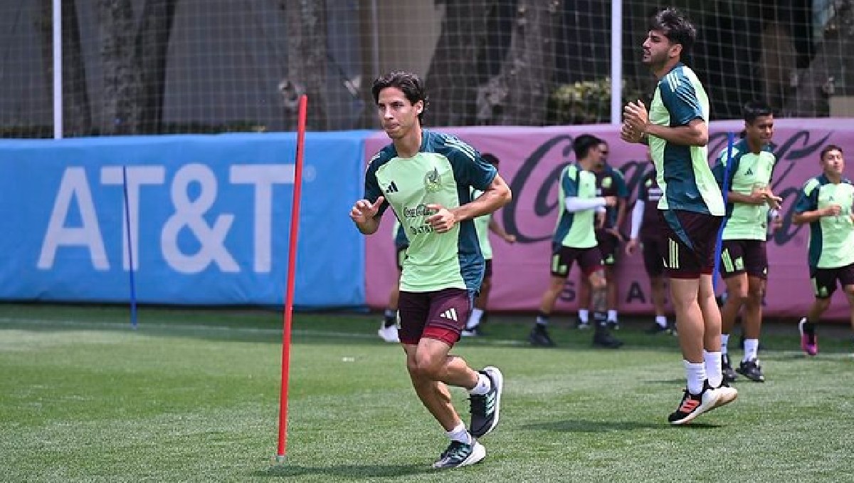Diego Lainez se une a la lista de bajas y se perderá la Copa América (x @miseleccionmx)