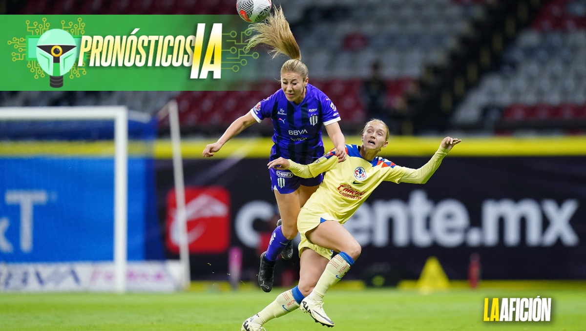 IA pronostica quién ganará entre América y Rayadas en la final de ida de la Liga MX Femenil (Imago7)