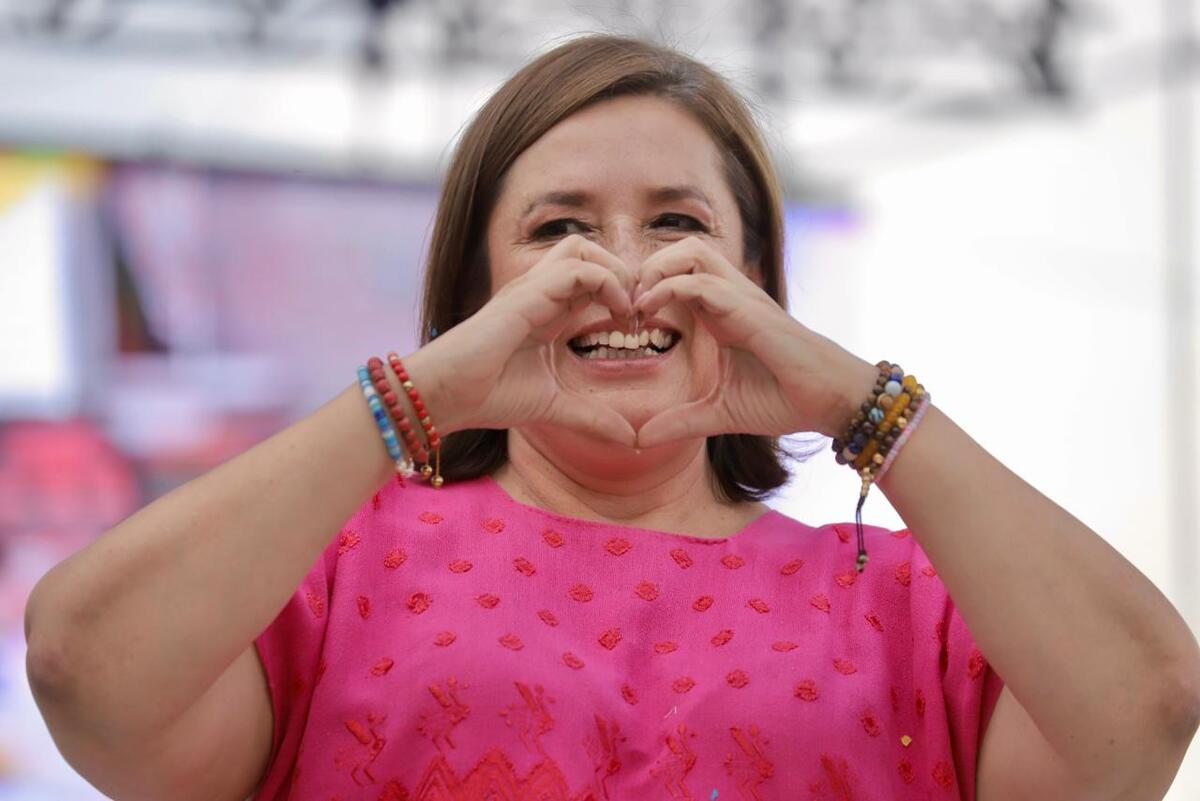 Xóchitl Gálvez candidata presidencial por la coalición Fuerza y Corazón por México| Foto: Ariel Ojeda