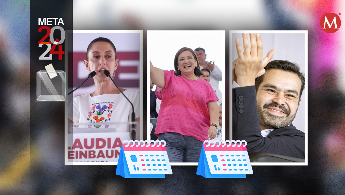 Campaña de Xóchitl Gálvez, Claudia Sheinbaum y Álvarez Máynez hoy | Especial