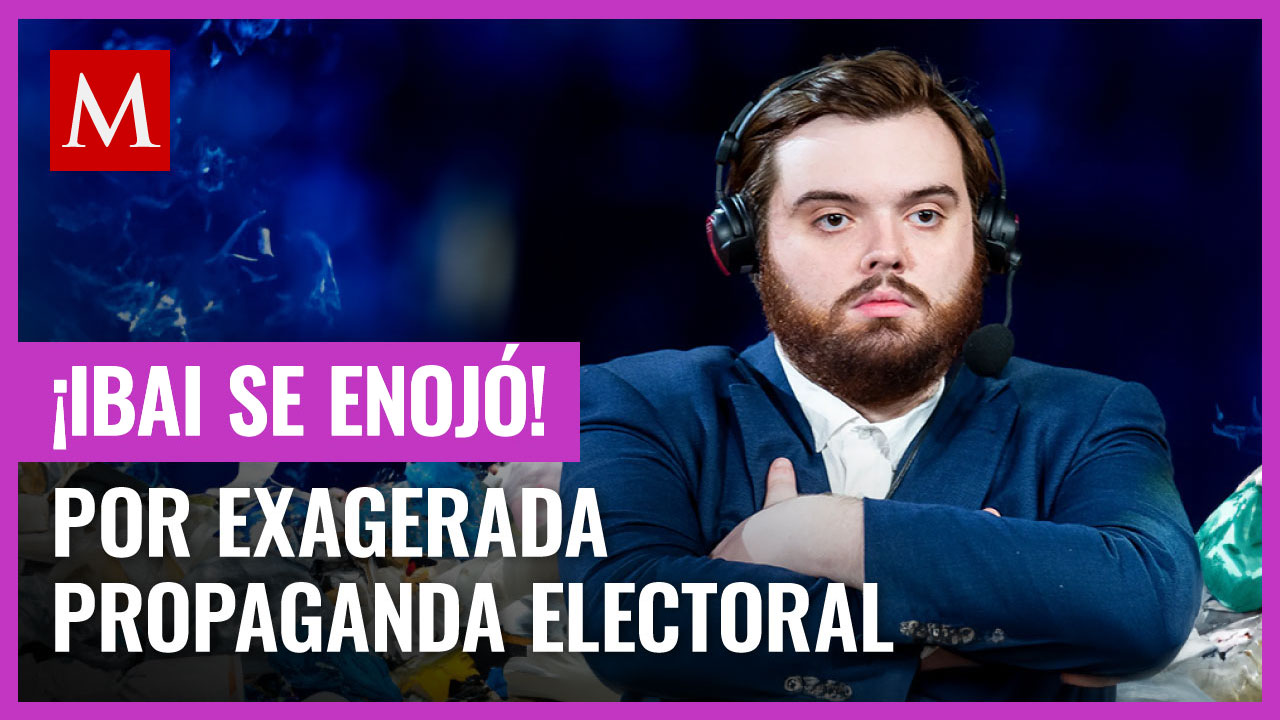 Ibai Llanos se queja por exceso de propaganda electoral en su visita a la Ciudad de México