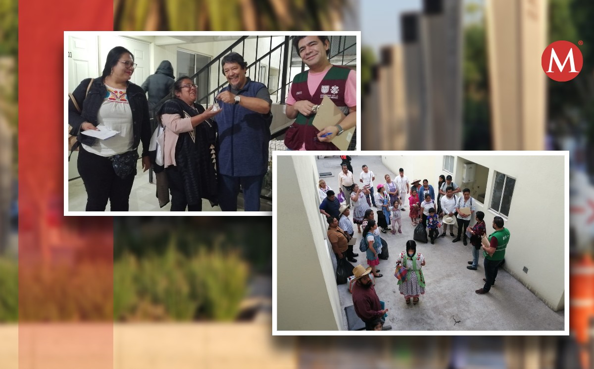 A un total de 15 familias mazahuas se les fueron entregadas las llaves de su vivienda.