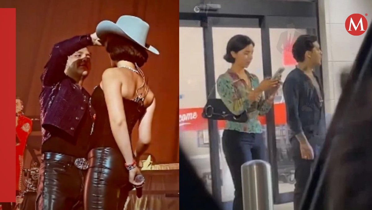 Ángela Aguilar y Christian Nodal; así cantaron juntos en un concierto de Monterrey. | Archivo e Instagram