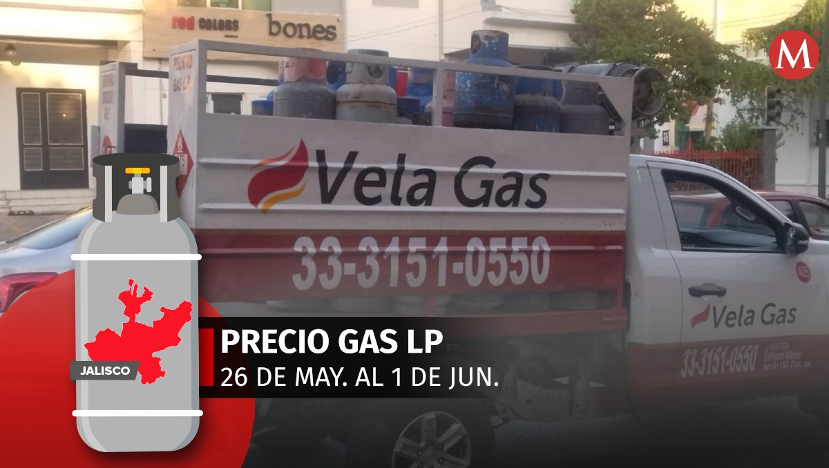 Camioneta repartidora de gas LP en Guadalajara (Foto: Salvador Romero | Diseño:Milenio)