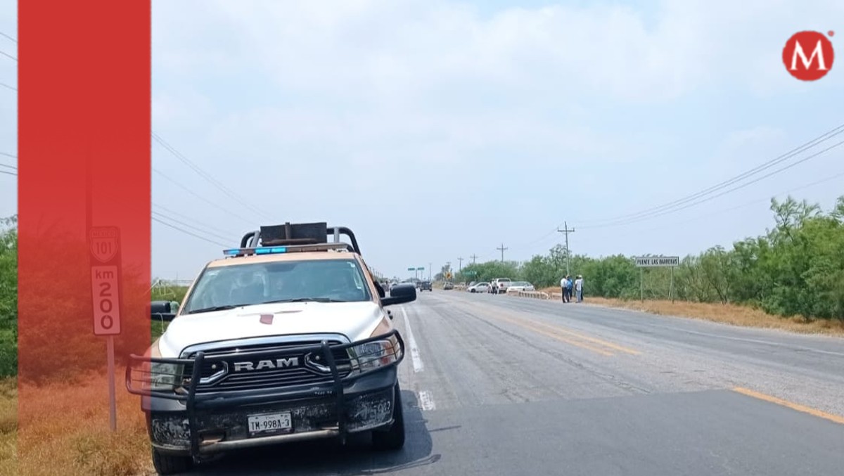 Cierre intermitente de la vialidad en Carretera Victoria-Matamoros
