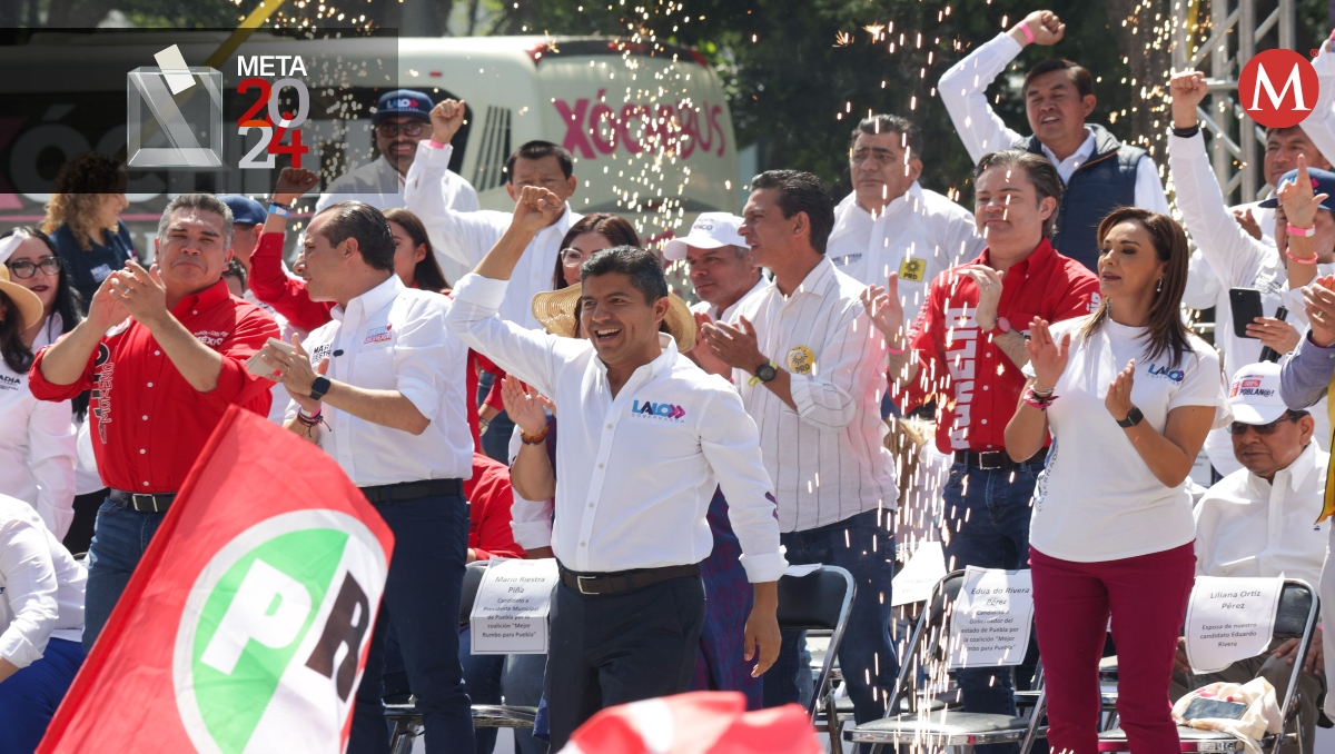 Eduardo Rivera pide voto útil a su favor en cierre campaña en Puebla | EsImagen