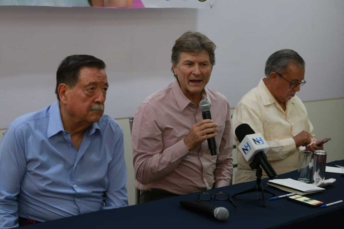 Enrique de la Madrid presentó propuestas y agenda de Xóchitl Gálvez en Pachuca. (Jorge Sánchez)