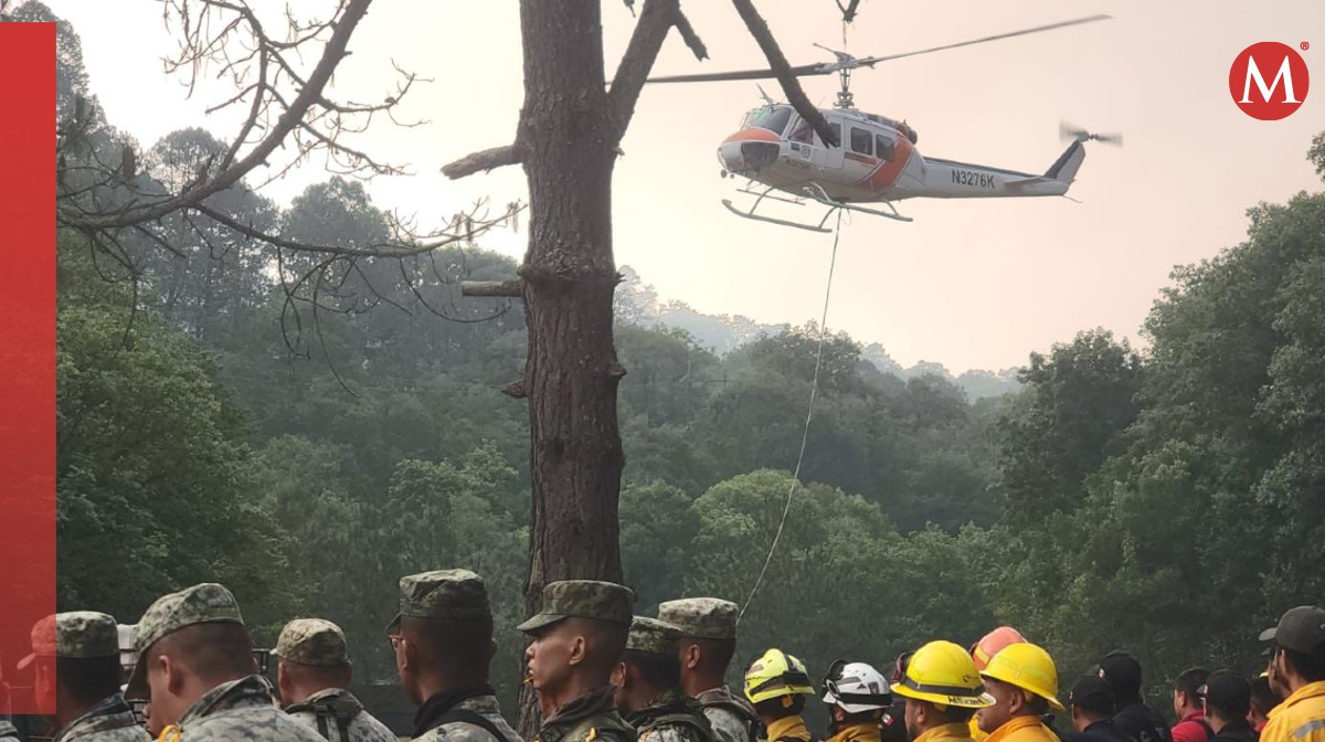 Incendio en la Sierra de Santiago. Foto: Especial
