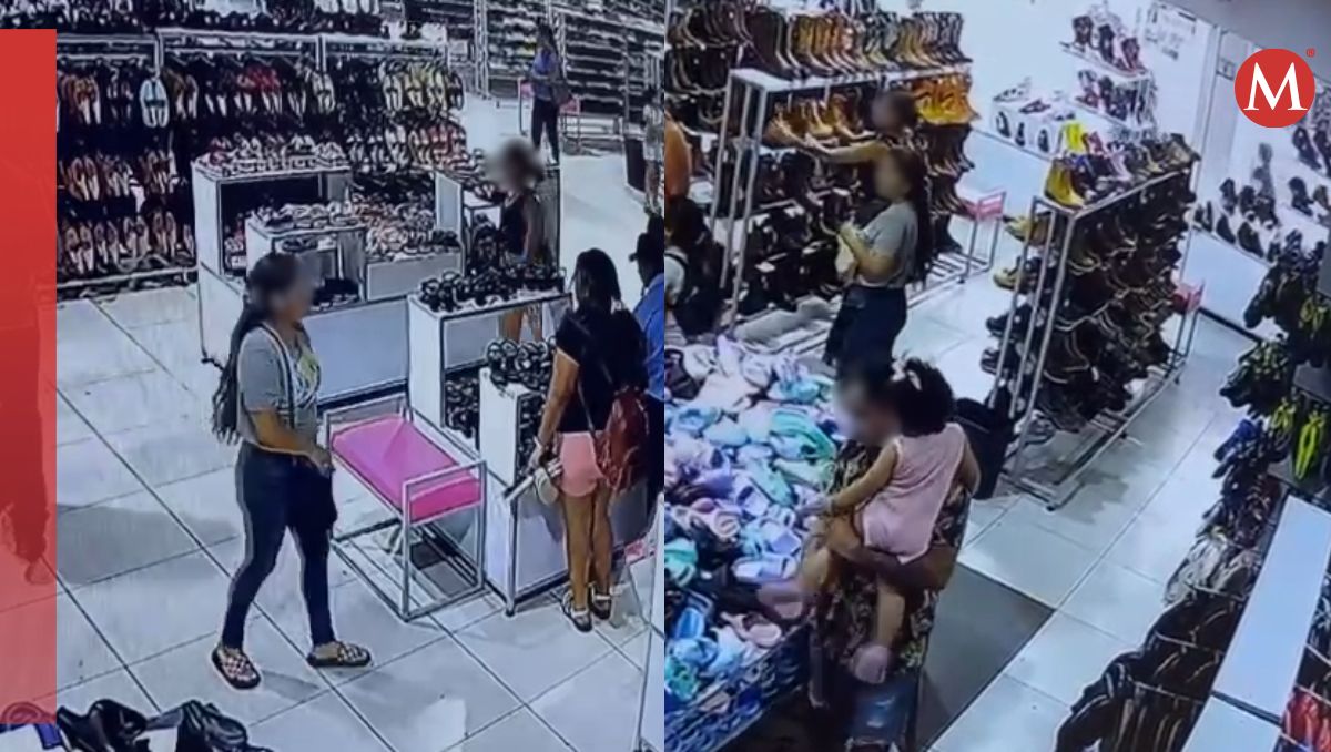 La familia fue captada por cámaras de seguridad. Especial