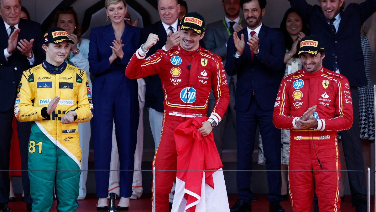 Charles Leclerc gana el Gran Premio de Mónaco por primera vez en su carrera (Reuters)