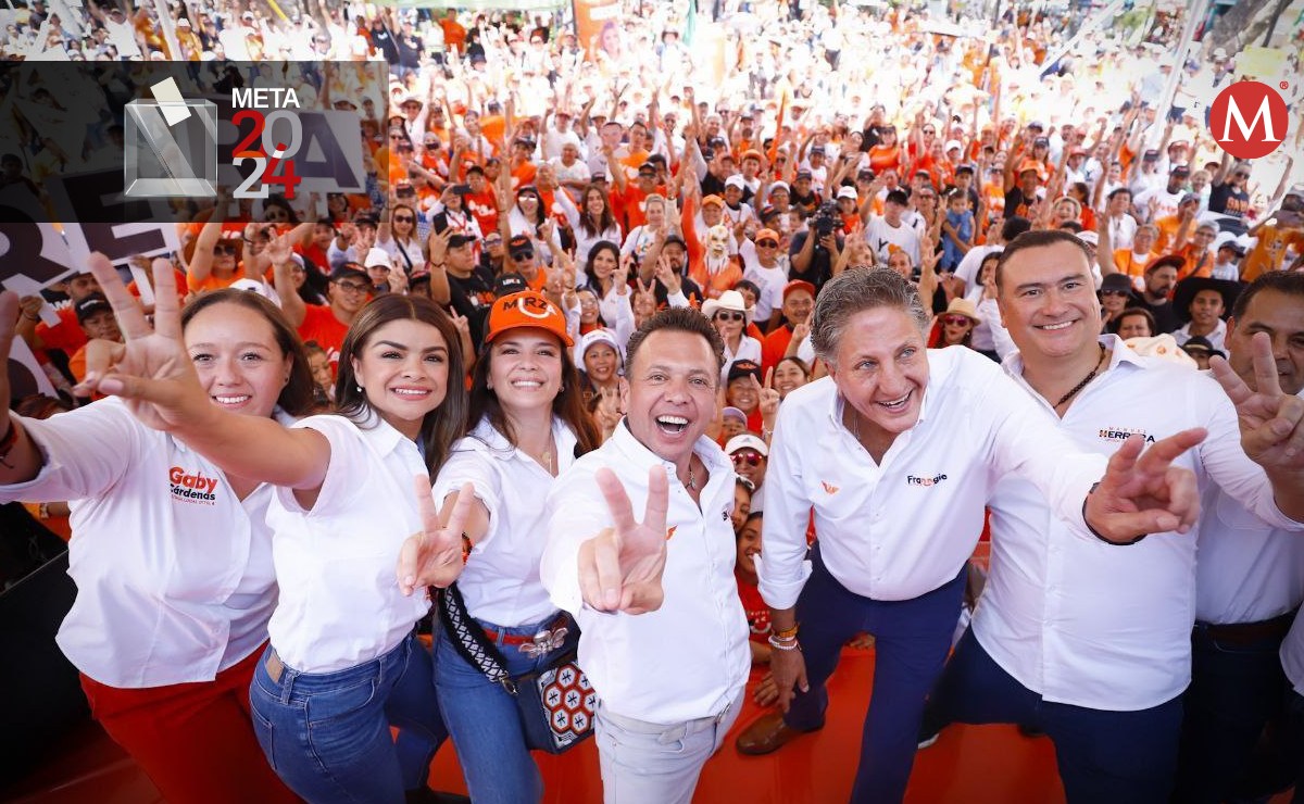 Frangie cierra su campaña en Tesistán en compañia de Pablo Lemus (Cortesía)