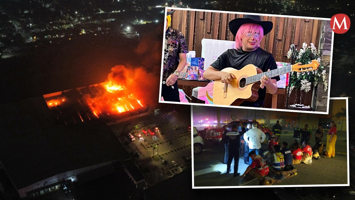 Payaso cumple con show tras sofocar incendio en Altamira