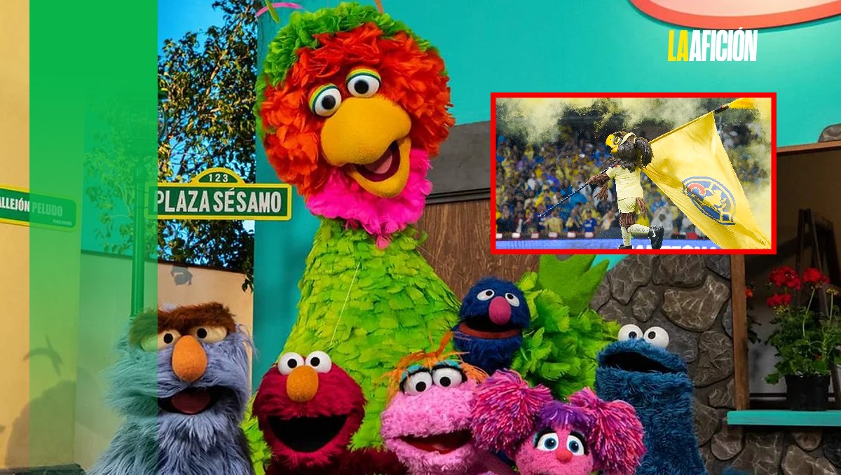 Personaje de Plaza Sésamo va a la final de Liga MX en Estadio Azteca (Especial/Imago7)