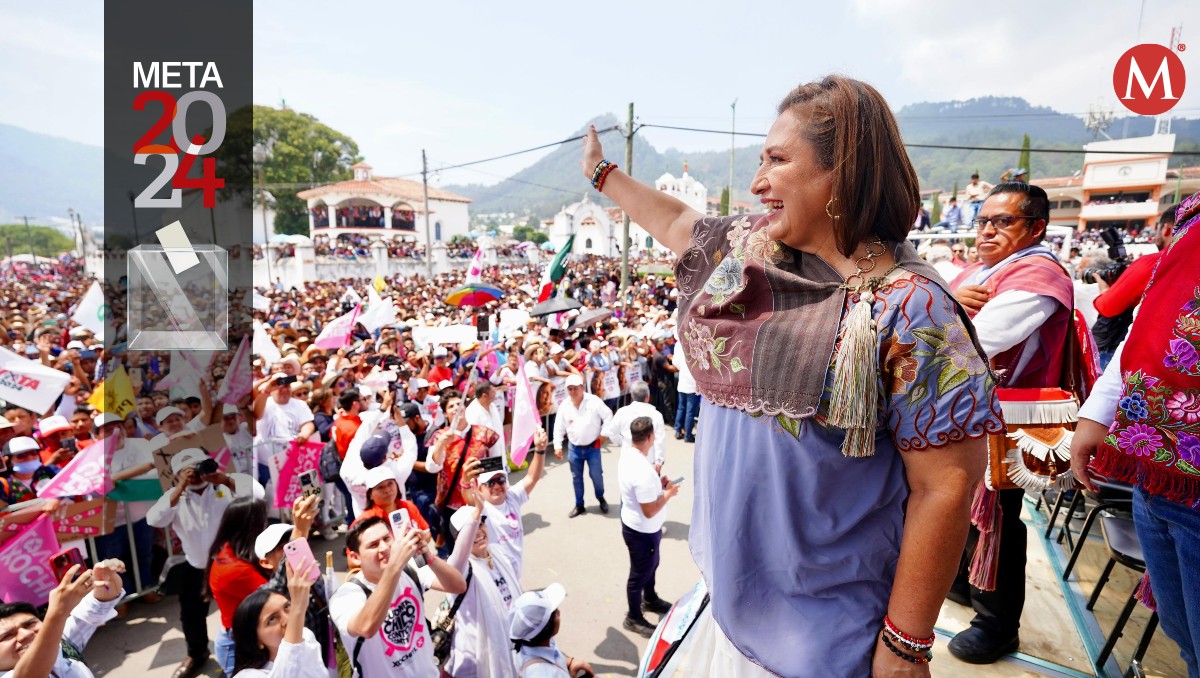 Xóchitl Gálvez visitó Chiapas en los últimos días de su campaña. | X