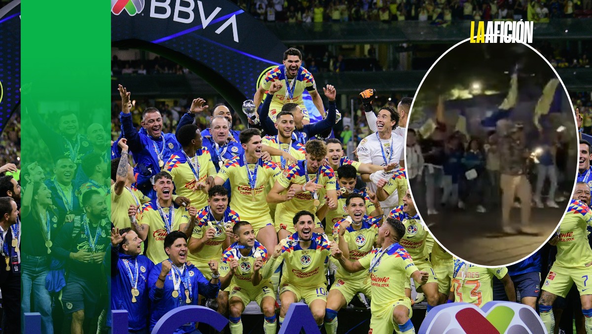Aficionados del América celebran bicampeonato en el Ángel de la Independencia (Imago7 / Especial)
