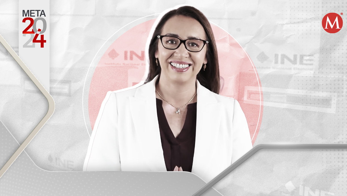 Azucena Cisneros, candidata a la presidencia municipal de Ecatepec. Foto: (MILENIO)