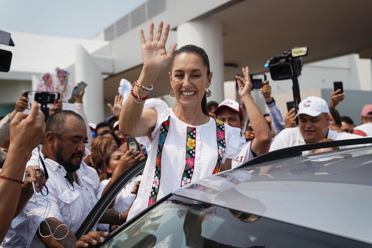 Claudia Sheinbaum, candidata a la Presidencia por Morena, PT y PVEM. | Foto: Especial
